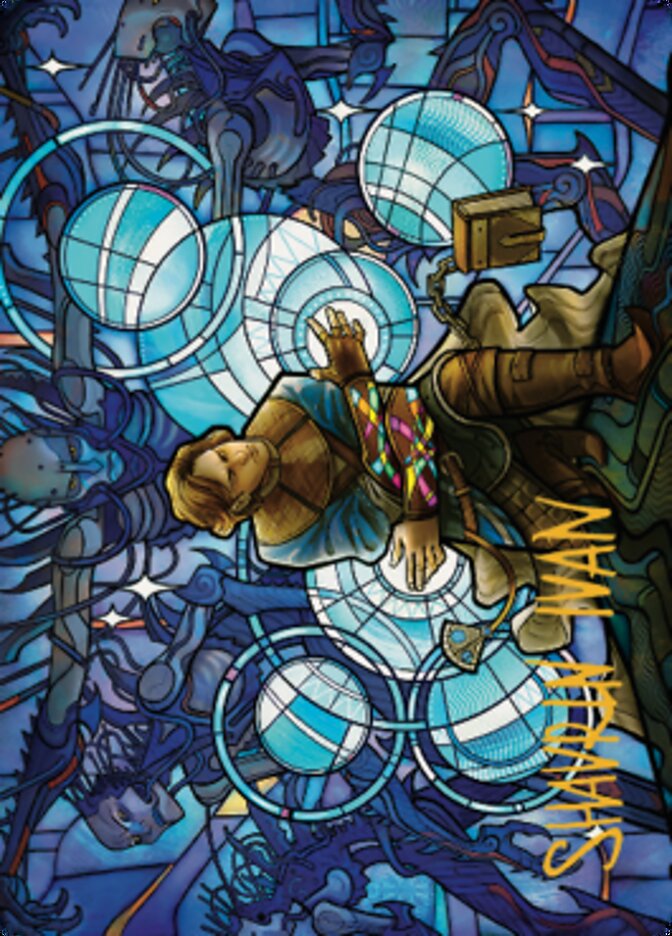 Raff, Weatherlight Stalwart Art Card (Gold-Stamped Signature) [Dominaria United Art Series] | Clutch Gaming
