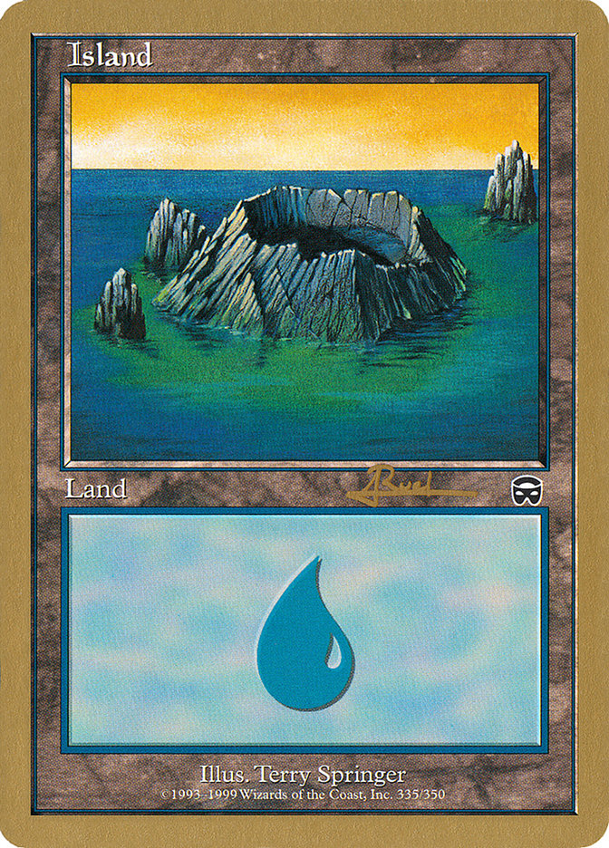 Island (335) (Antoine Ruel) [World Championship Decks 2001] | Clutch Gaming