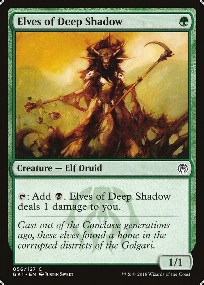 Elves of Deep Shadow [Guilds of Ravnica Guild Kit] | Clutch Gaming