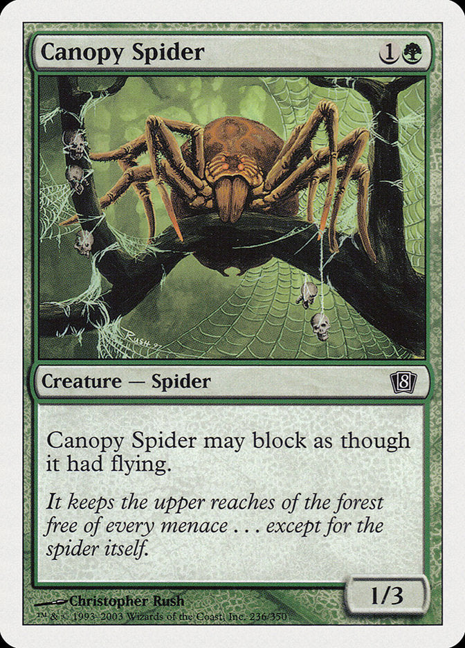 Canopy Spider [Eighth Edition] | Clutch Gaming