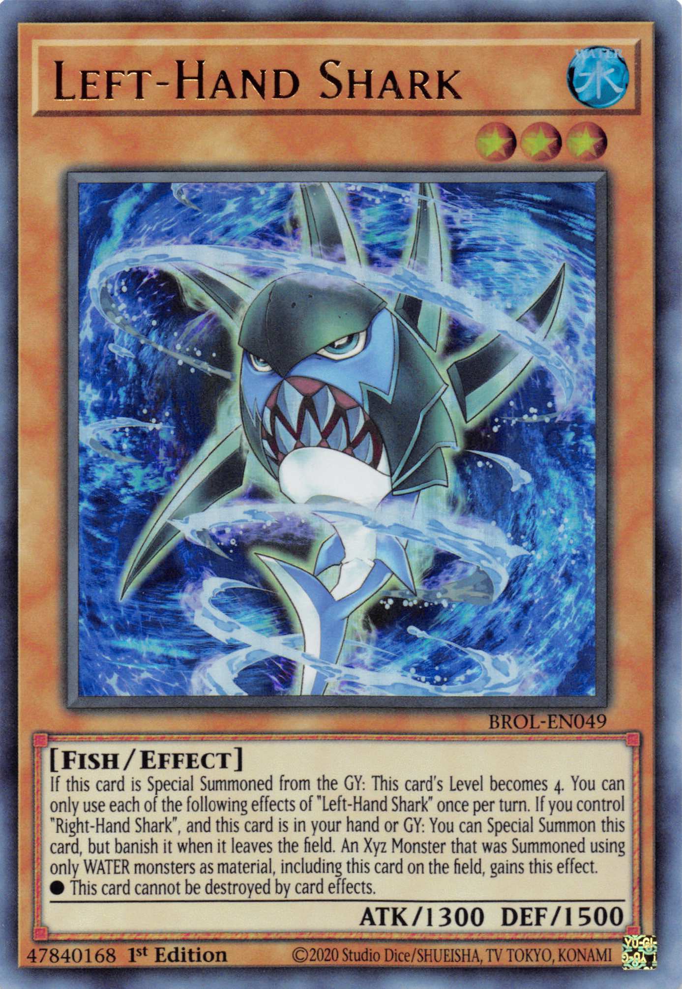 Left-Hand Shark [BROL-EN049] Ultra Rare | Clutch Gaming