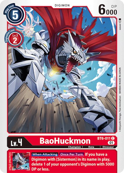 BaoHuckmon [BT6-011] [Double Diamond] | Clutch Gaming