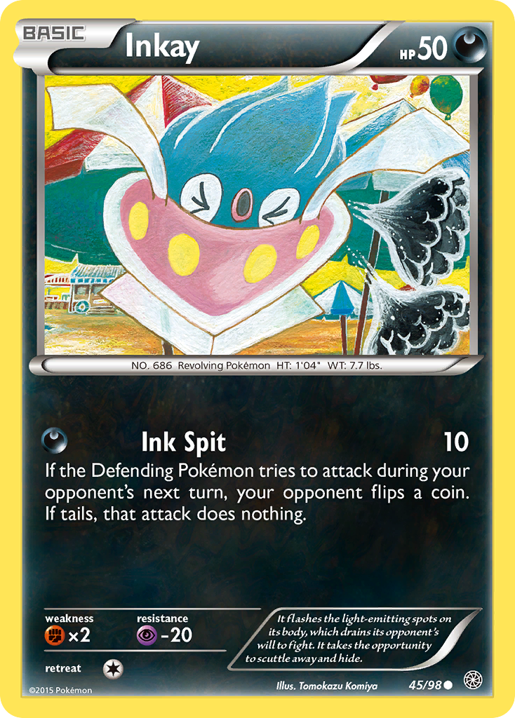 Inkay (45/98) [XY: Ancient Origins] | Clutch Gaming