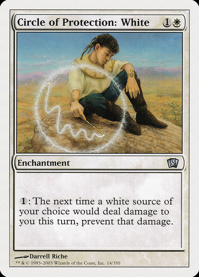 Circle of Protection: White [Eighth Edition] | Clutch Gaming