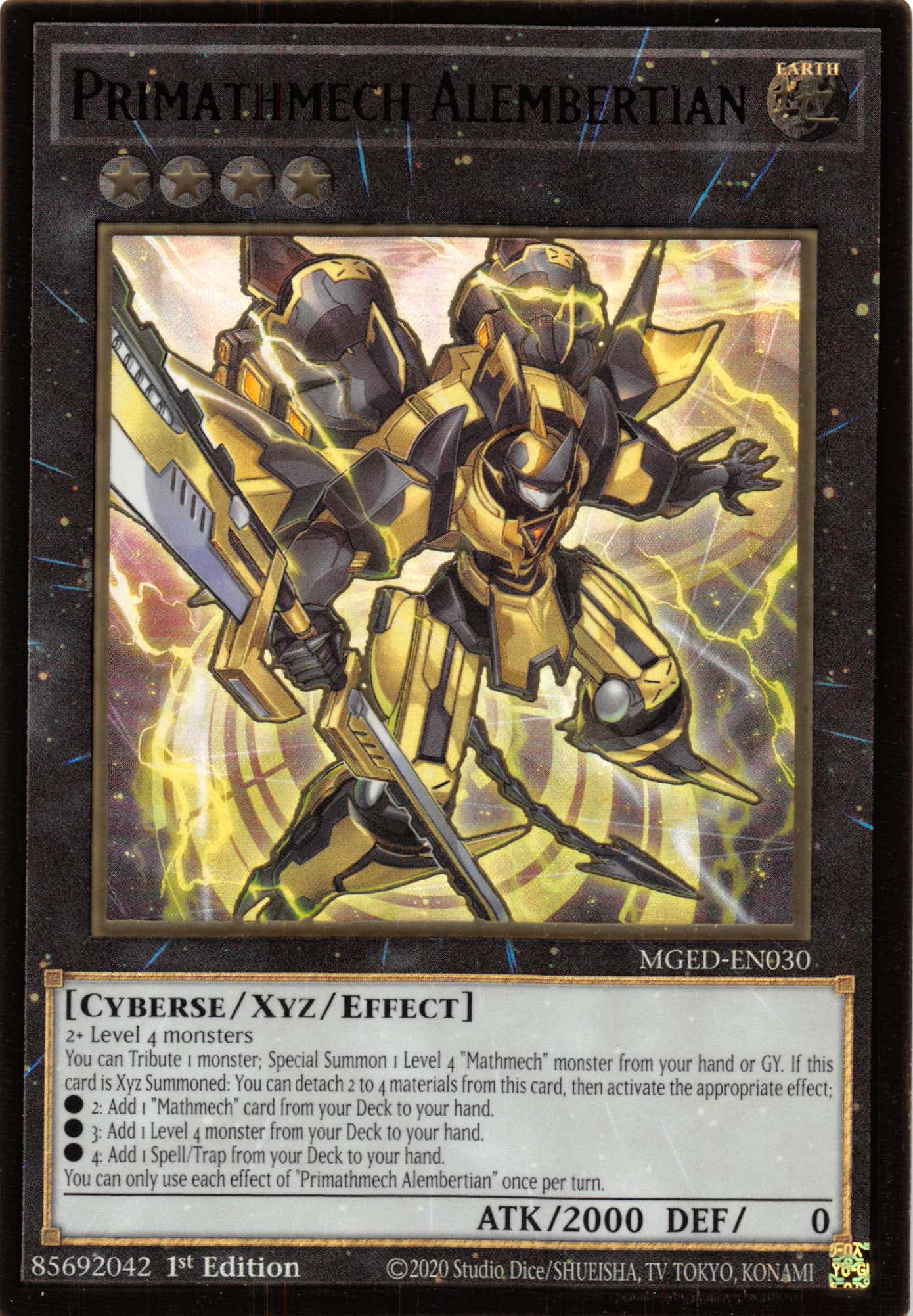 Primathmech Alembertian [MGED-EN030] Gold Rare | Clutch Gaming
