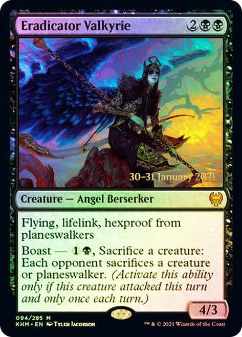 Eradicator Valkyrie [Kaldheim Prerelease Promos] | Clutch Gaming