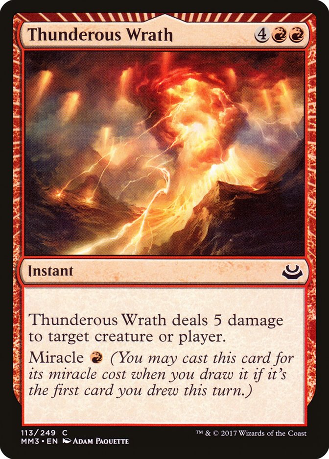 Thunderous Wrath [Modern Masters 2017] | Clutch Gaming