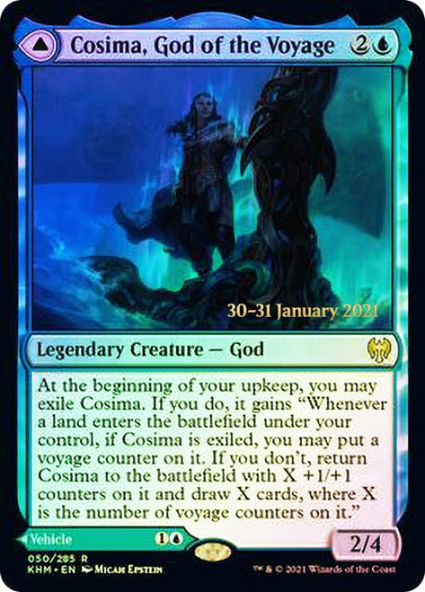 Cosima, God of the Voyage // The Omenkeel [Kaldheim Prerelease Promos] | Clutch Gaming