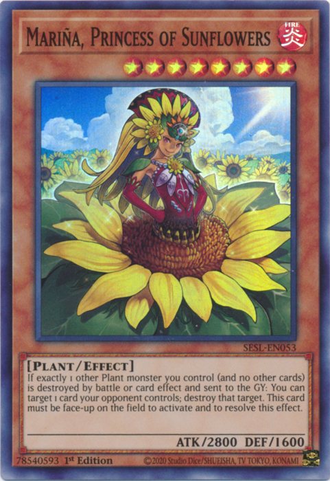 Marina, Princess of Sunflowers [SESL-EN053] Super Rare | Clutch Gaming