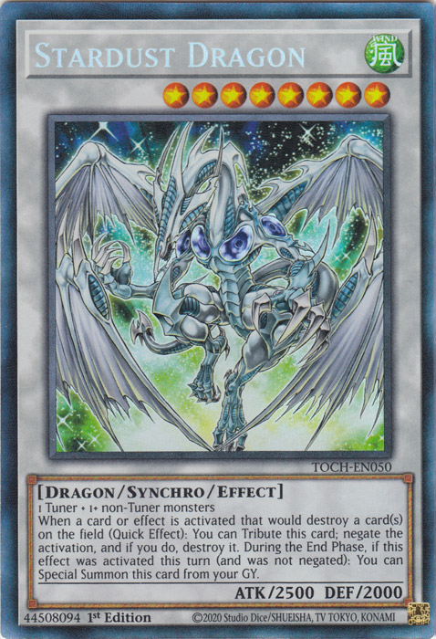 Stardust Dragon [TOCH-EN050] Collector's Rare | Clutch Gaming