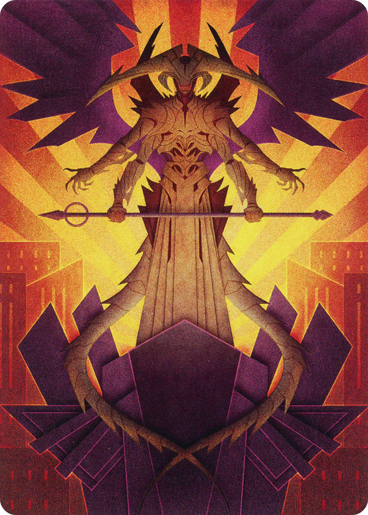 Atraxa, Praetors' Voice Art Card [March of the Machine Art Series] | Clutch Gaming