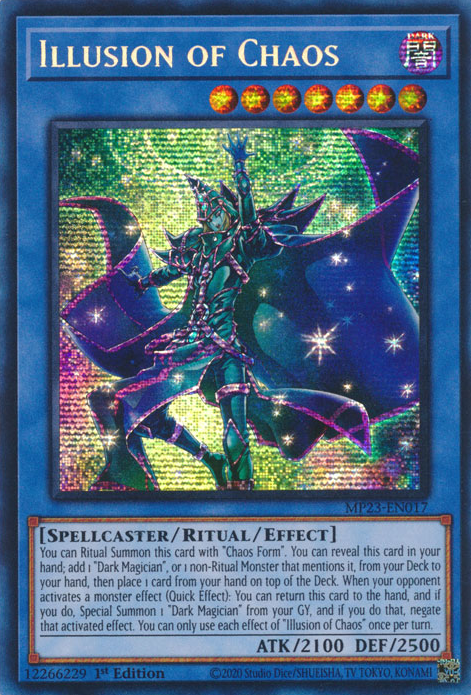 Illusion of Chaos [MP23-EN017] Prismatic Secret Rare | Clutch Gaming