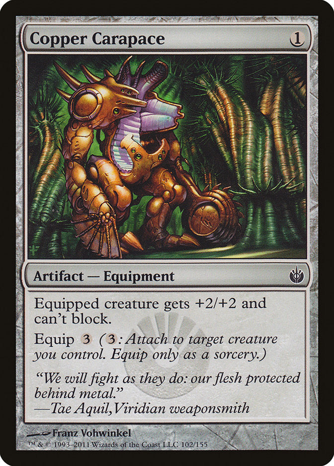 Copper Carapace [Mirrodin Besieged] | Clutch Gaming