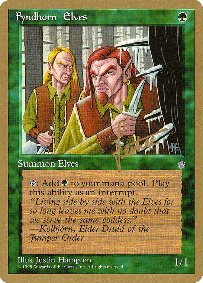 Fyndhorn Elves (Bertrand Lestree) [Pro Tour Collector Set] | Clutch Gaming