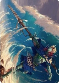 Tazeem Roilmage Art Card [Zendikar Rising Art Series] | Clutch Gaming