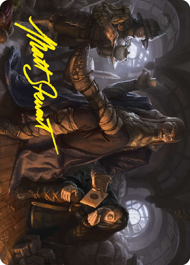 Sharkey, Tyrant of the Shire Art Card (Gold-Stamped Signature) [The Lord of the Rings: Tales of Middle-earth Art Series] | Clutch Gaming