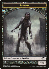 Zombie // Zombie Double-Sided Token [Eldritch Moon Prerelease Promos] | Clutch Gaming