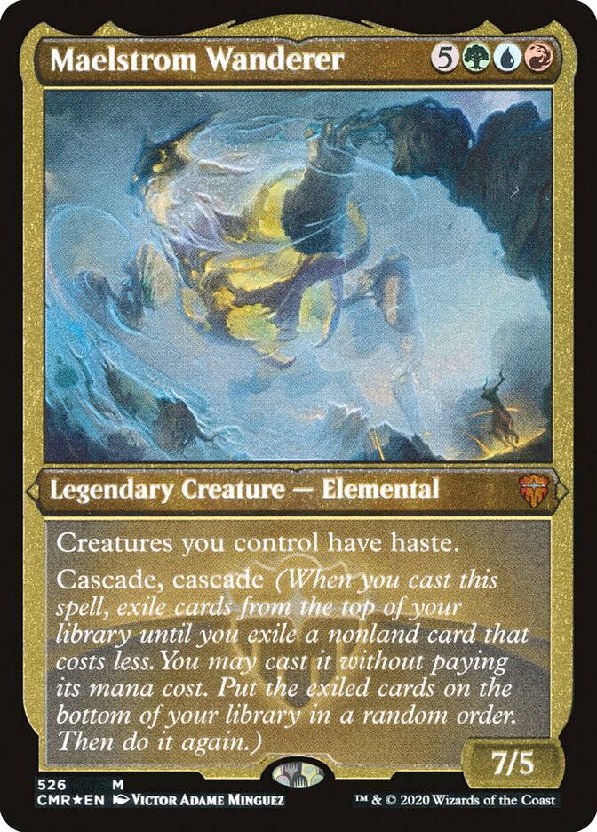 Maelstrom Wanderer (Etched) [Commander Legends] | Clutch Gaming