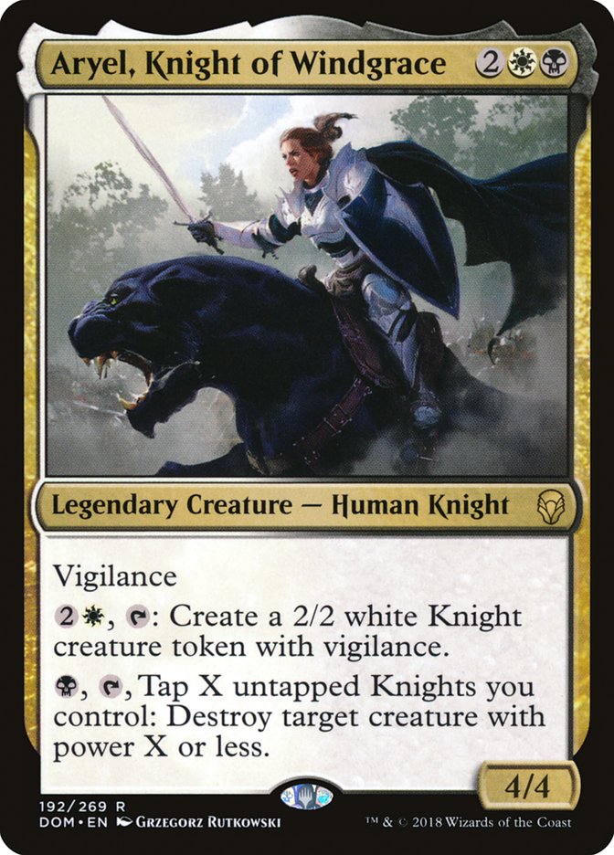 Aryel, Knight of Windgrace [Dominaria] | Clutch Gaming