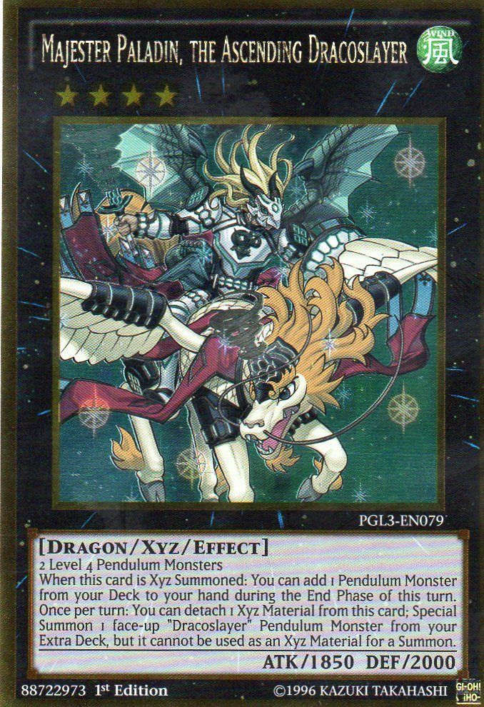 Majester Paladin, the Ascending Dracoslayer [PGL3-EN079] Gold Rare | Clutch Gaming