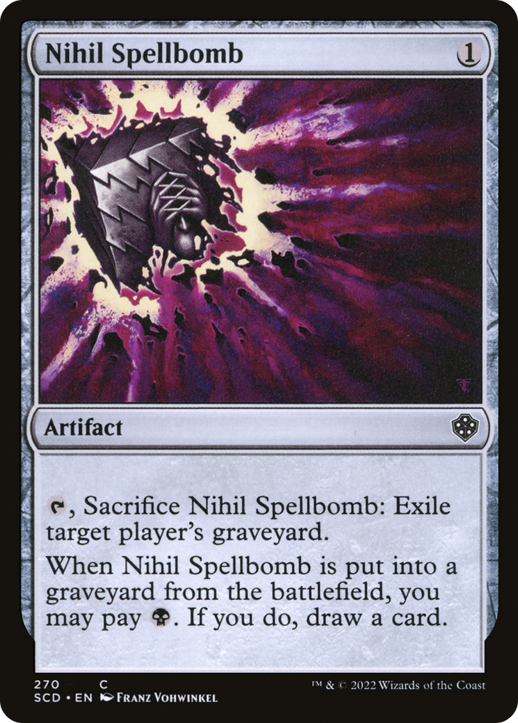 Nihil Spellbomb [Starter Commander Decks] | Clutch Gaming