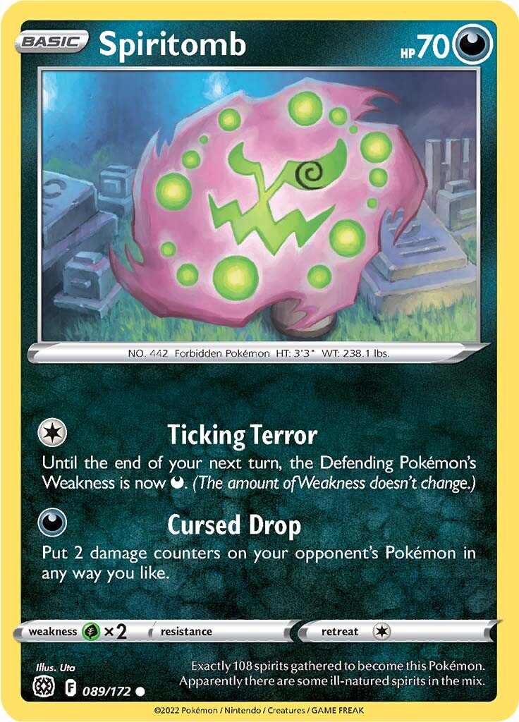 Spiritomb (089/172) [Sword & Shield: Brilliant Stars] | Clutch Gaming