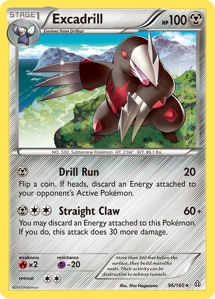 Excadrill (96/160) [XY: Primal Clash] | Clutch Gaming