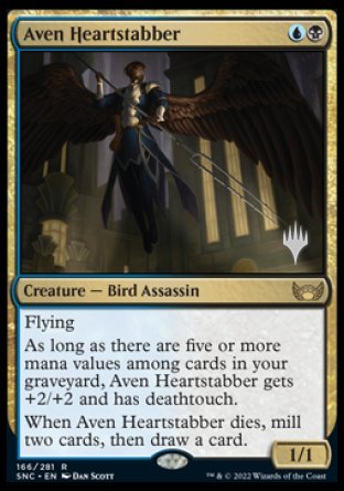 Aven Heartstabber (Promo Pack) [Streets of New Capenna Promos] | Clutch Gaming