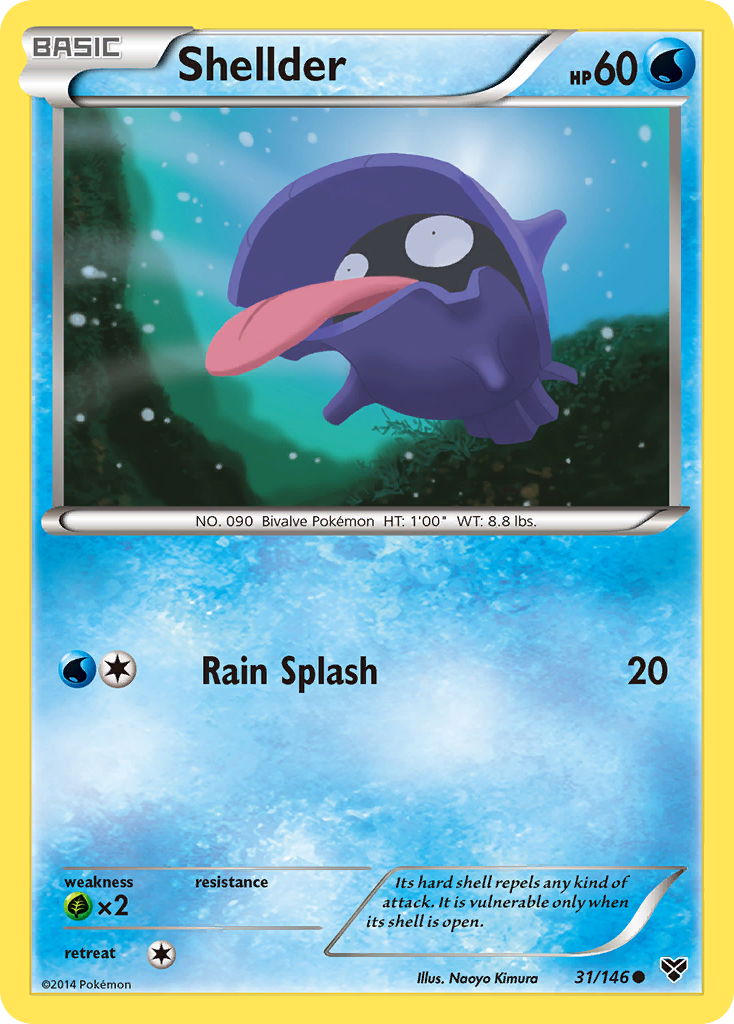 Shellder (31/146) [XY: Base Set] | Clutch Gaming