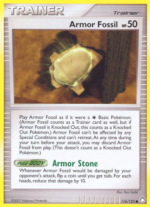 Armor Fossil (116/123) [Diamond & Pearl: Mysterious Treasures] | Clutch Gaming