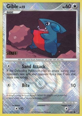 Gible (106/147) (Championship Promo Staff) [Platinum: Supreme Victors] | Clutch Gaming