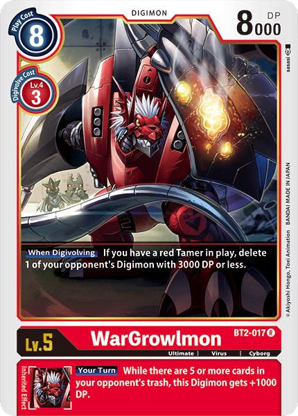 WarGrowlmon [BT2-017] [Release Special Booster Ver.1.0] | Clutch Gaming