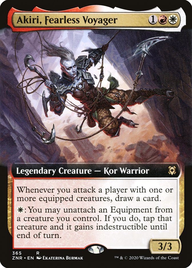 Akiri, Fearless Voyager (Extended Art) [Zendikar Rising] | Clutch Gaming