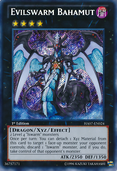 Evilswarm Bahamut [HA07-EN024] Secret Rare | Clutch Gaming