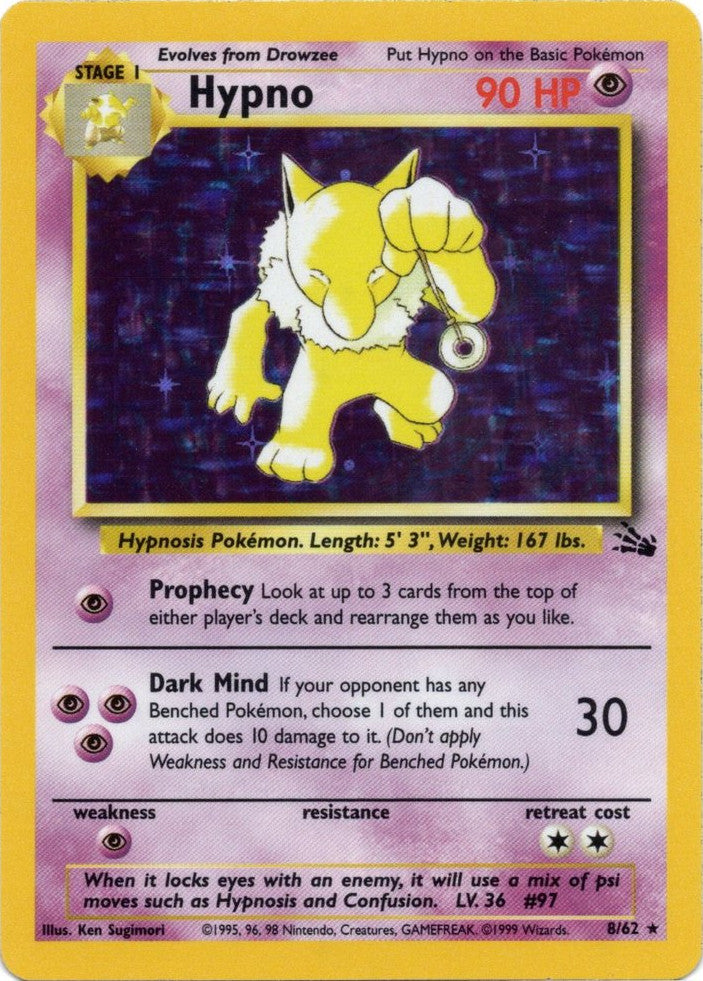 Hypno (8/62) [Fossil Unlimited] | Clutch Gaming