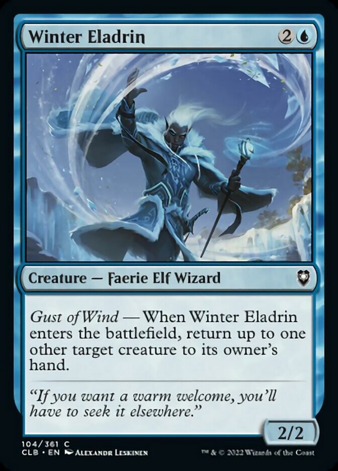 Winter Eladrin [Commander Legends: Battle for Baldur's Gate] | Clutch Gaming