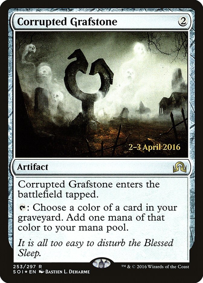 Corrupted Grafstone [Shadows over Innistrad Prerelease Promos] | Clutch Gaming