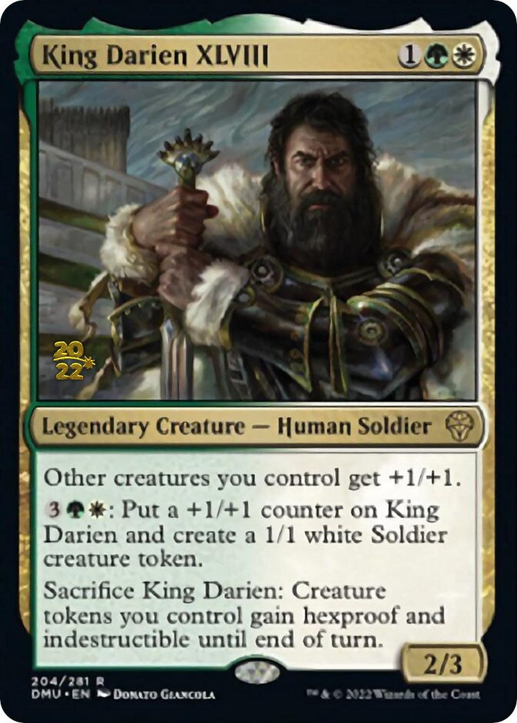 King Darien XLVIII [Dominaria United Prerelease Promos] | Clutch Gaming