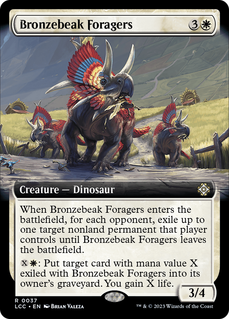 Bronzebeak Foragers (Extended Art) [The Lost Caverns of Ixalan Commander] | Clutch Gaming