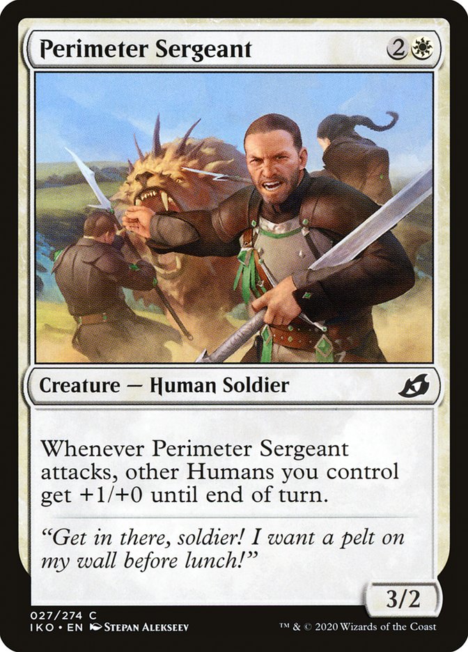 Perimeter Sergeant [Ikoria: Lair of Behemoths] | Clutch Gaming