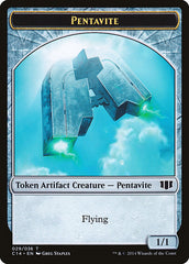 Myr // Pentavite Double-Sided Token [Commander 2014 Tokens] | Clutch Gaming