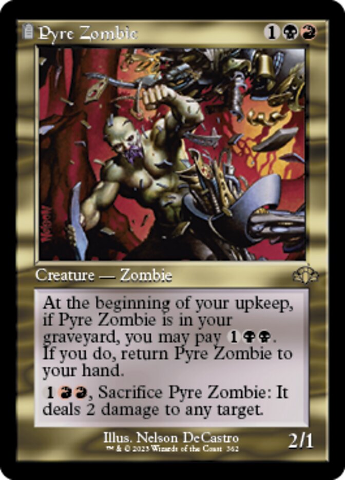 Pyre Zombie (Retro) [Dominaria Remastered] | Clutch Gaming