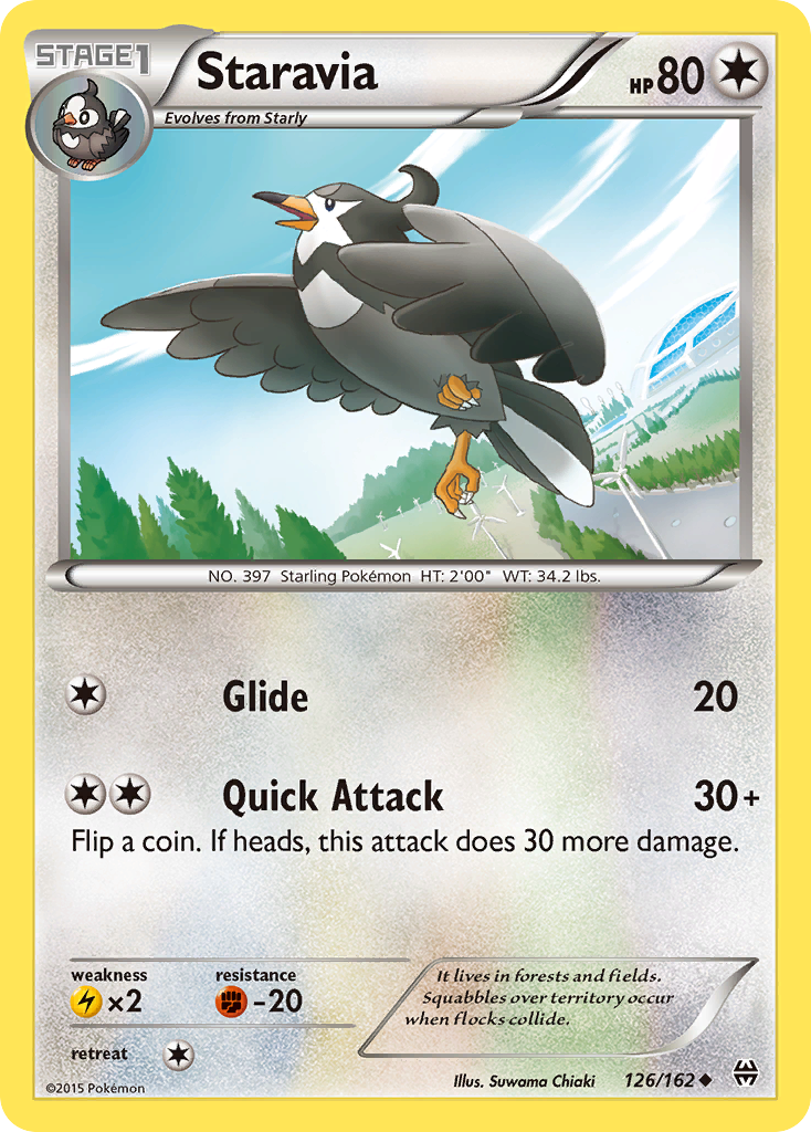 Staravia (126/162) [XY: BREAKthrough] | Clutch Gaming