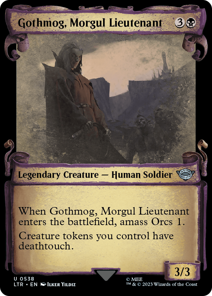 Gothmog, Morgul Lieutenant [The Lord of the Rings: Tales of Middle-Earth Showcase Scrolls] | Clutch Gaming