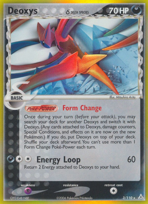 Deoxys (3/110) (Delta Species) [EX: Holon Phantoms] | Clutch Gaming