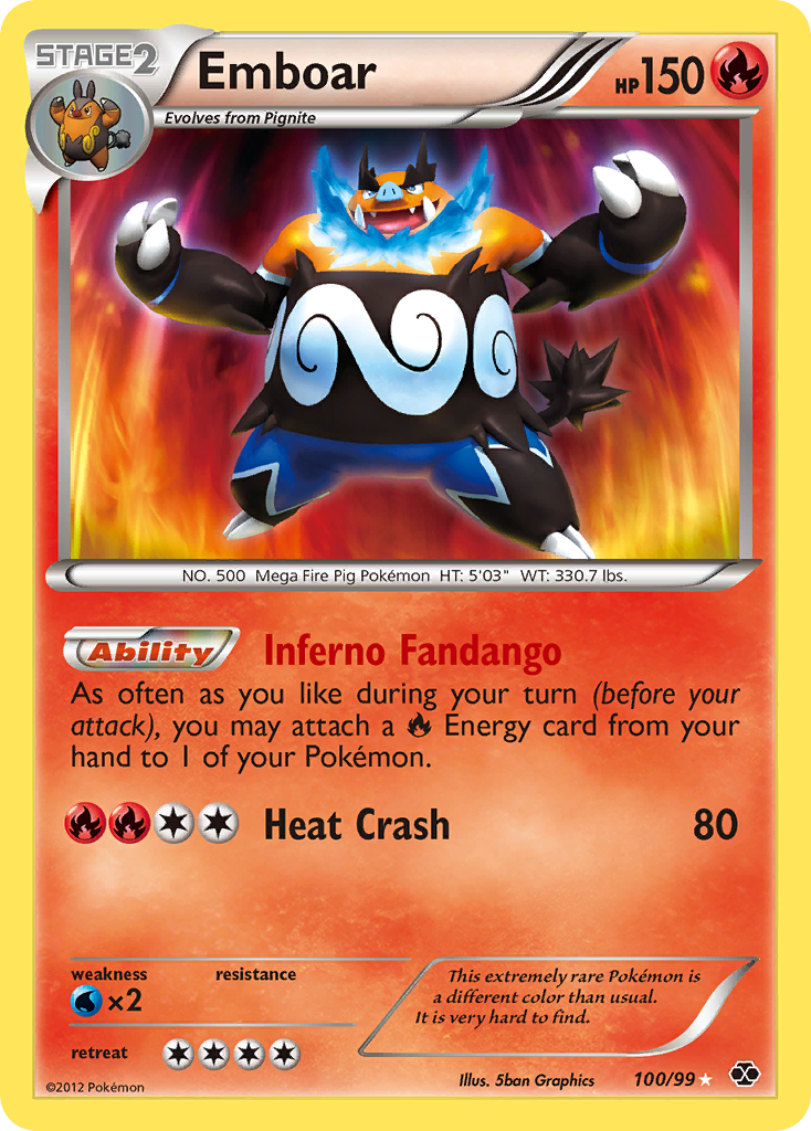 Emboar (100/99) [Black & White: Next Destinies] | Clutch Gaming