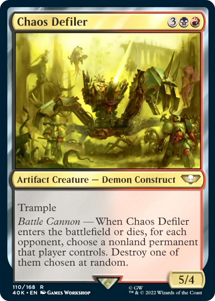 Chaos Defiler (Surge Foil) [Warhammer 40,000] | Clutch Gaming