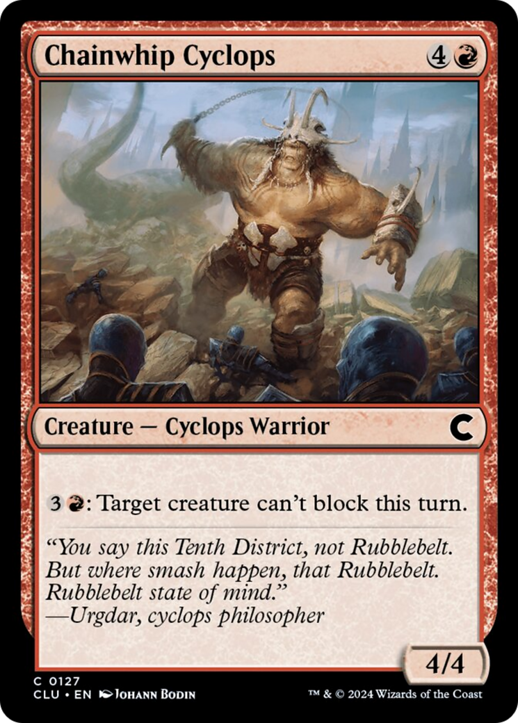 Chainwhip Cyclops [Ravnica: Clue Edition] | Clutch Gaming