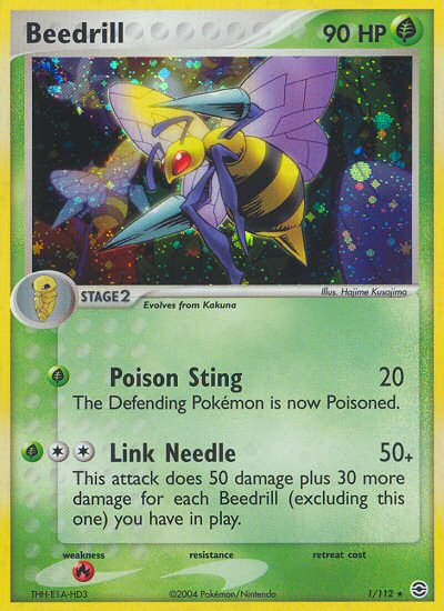 Beedrill (1/112) [EX: FireRed & LeafGreen] | Clutch Gaming