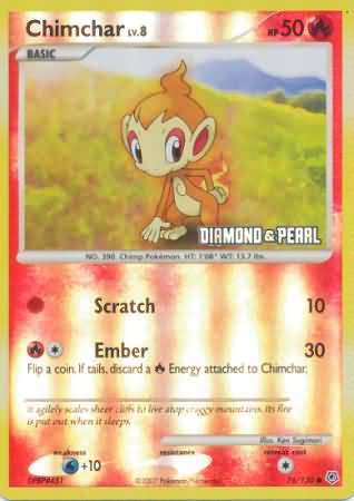 Chimchar (76/130) [Burger King Promos: 2008 Collection] | Clutch Gaming